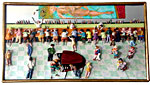 bar scene mural